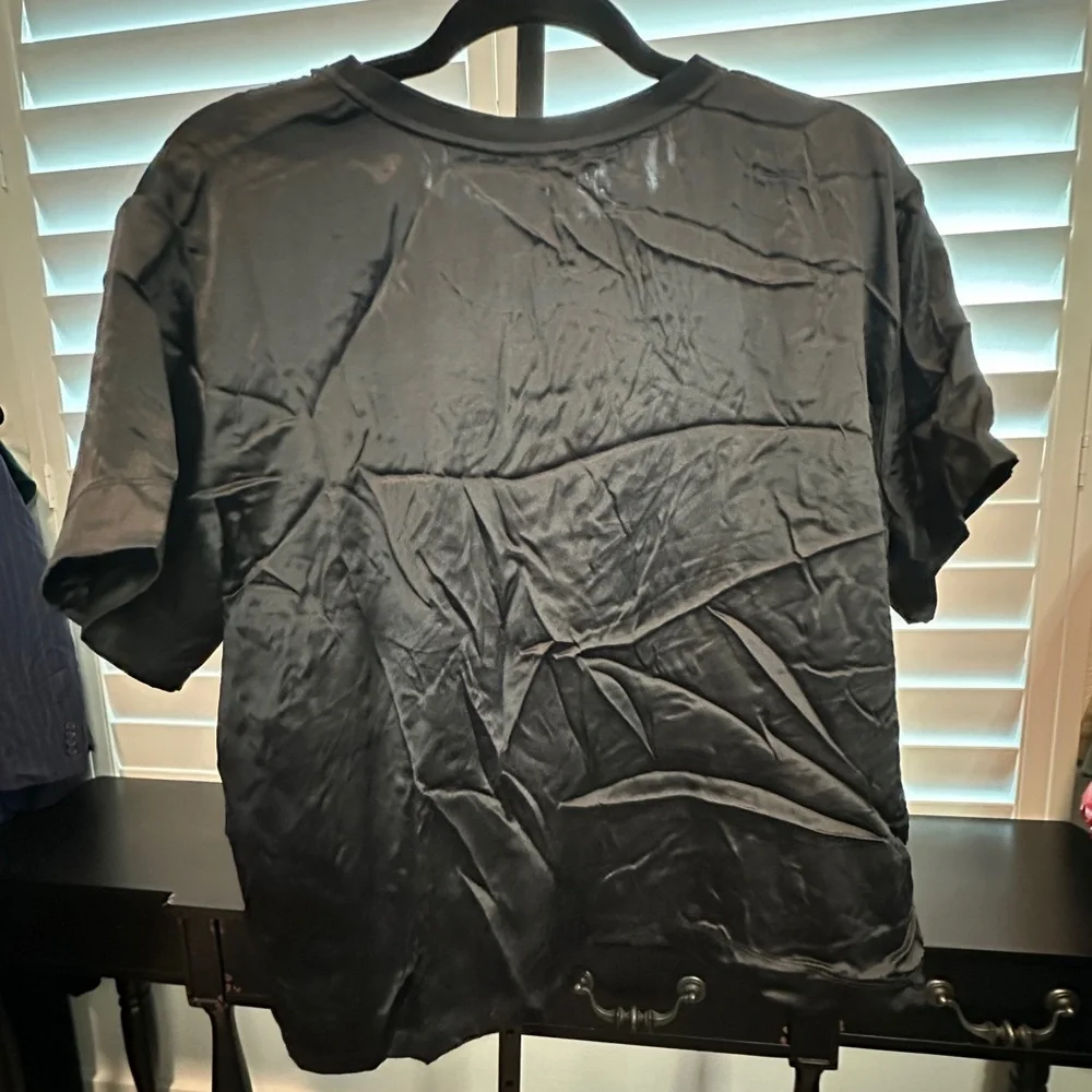 ATM | Silk Charmeuse Short Sleeve Boy Tee - Picture 4 of 5